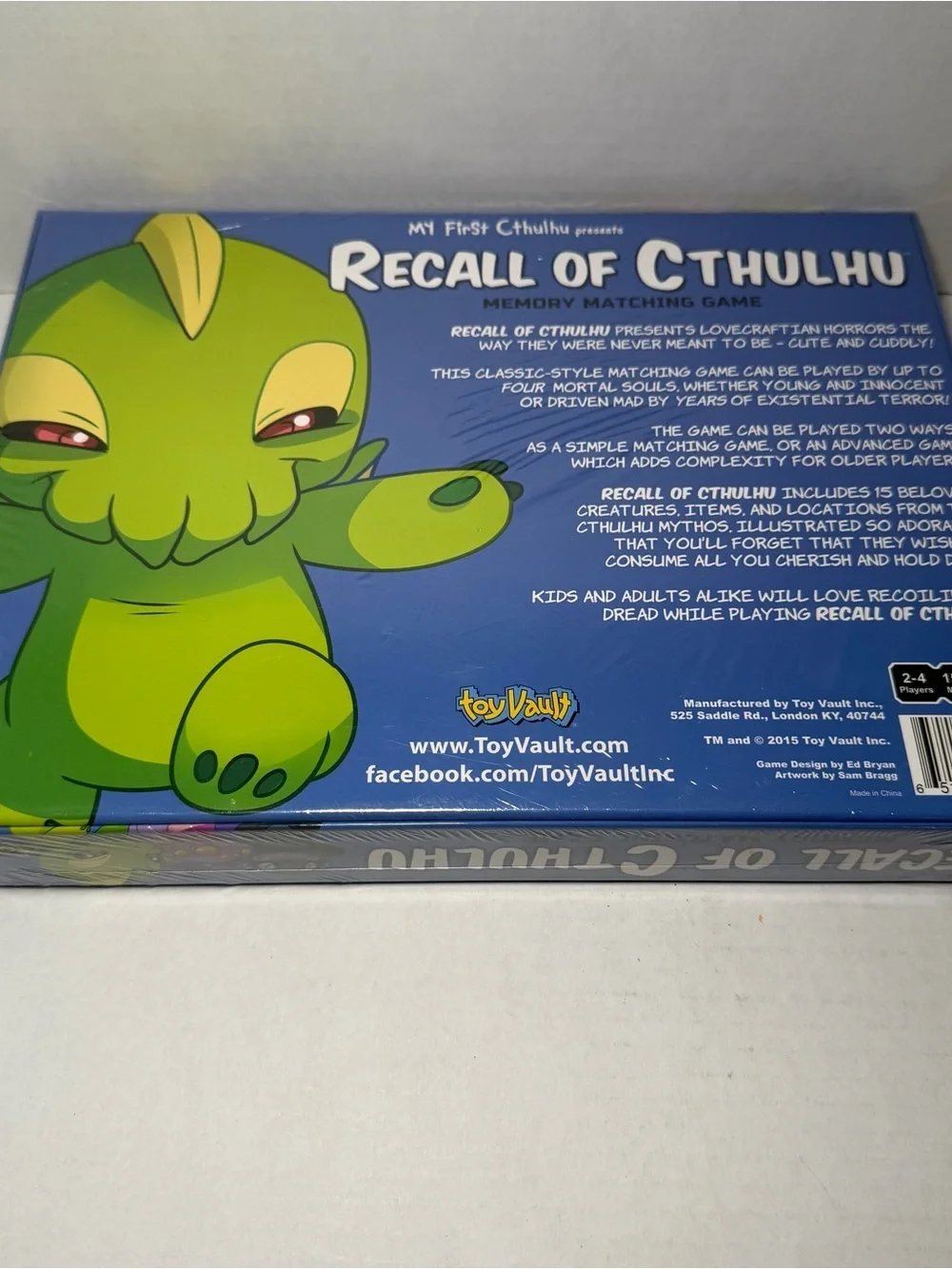 NEW SEALED Recall of Cthulhu Board Game Matching Card Game for Kids